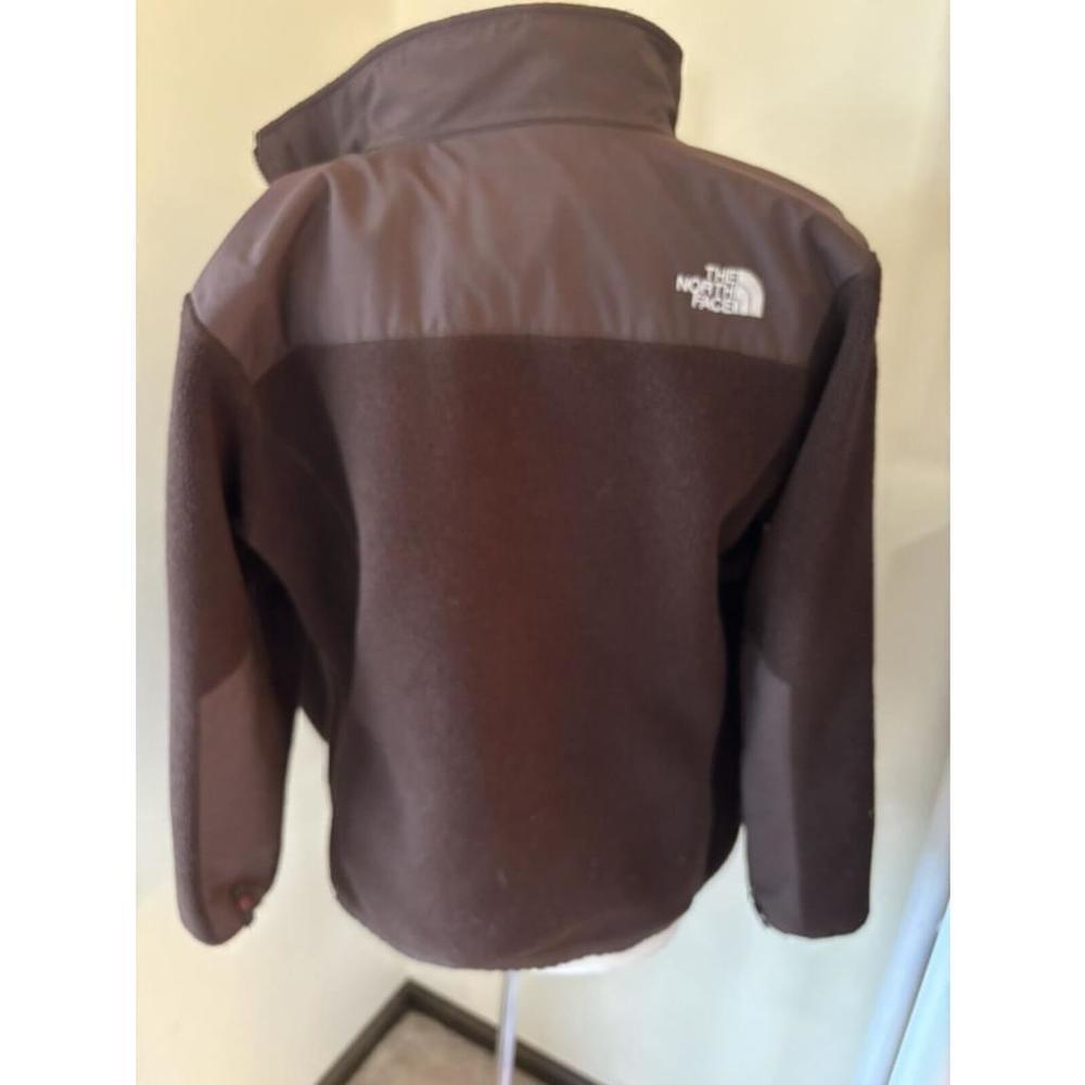 North Face Girl's Jacket Brown Fleece Full Zip Light Weight Size XL - Picture 5 of 10